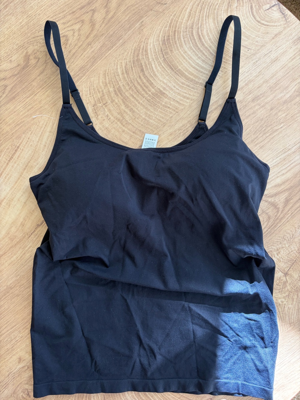 Black Seamless Tank Top